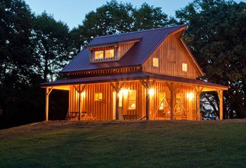 Small Barn House Plans...Soaring Spaces!