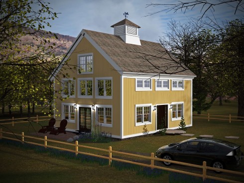 small barn house plans