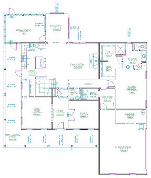 farm house floor plans